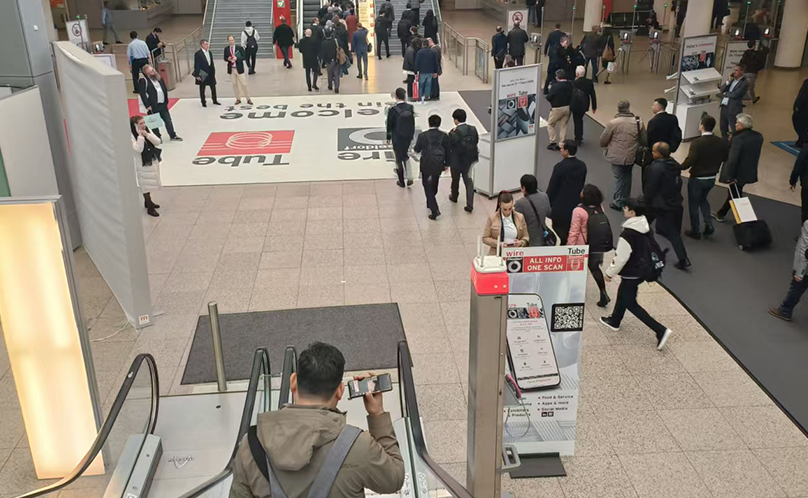 Our company participated Tube