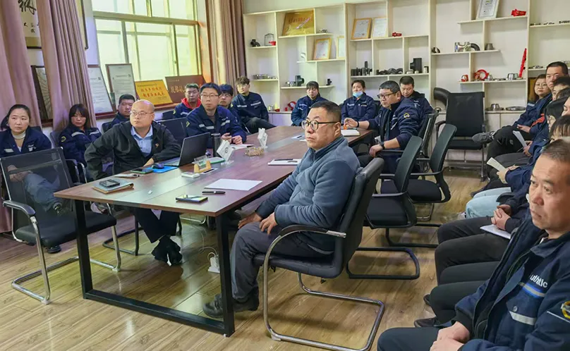 Cangzhou Authentic Pipe Fitting Manufacturing Co., Ltd. organized a quality learning conference for middle-level management cadres