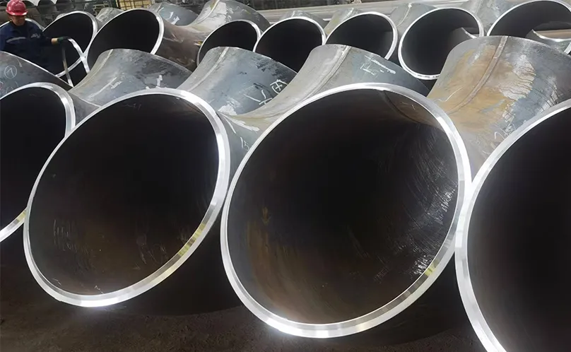 Calculation method of pipe elbow size