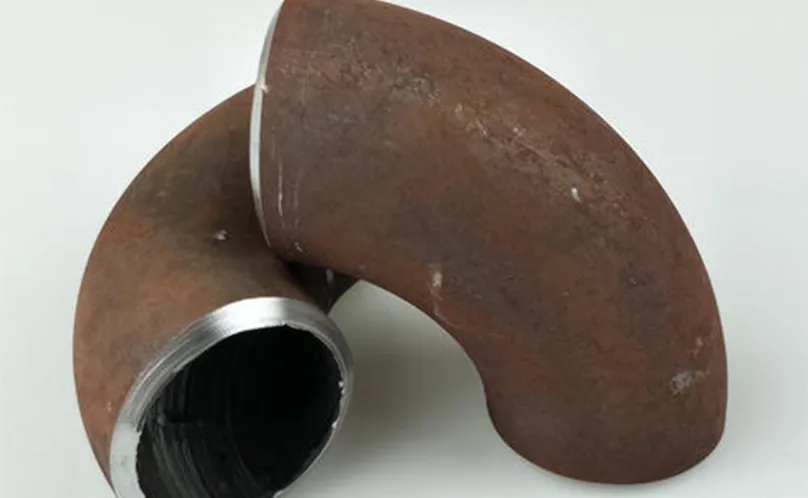 The process of forming stamped elbows