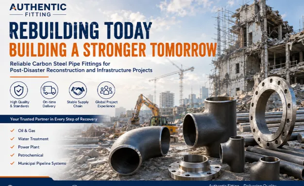 Post-war reconstruction begins: Global post-disaster infrastructure rebuilding is driving demand for carbon steel pipe fittings.