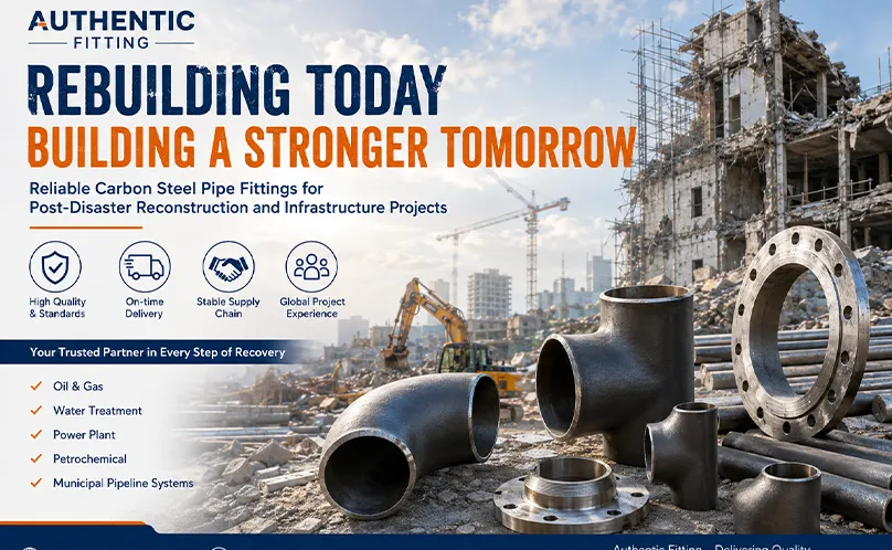 Post-war reconstruction begins: Global post-disaster infrastructure rebuilding is driving demand for carbon steel pipe fittings.