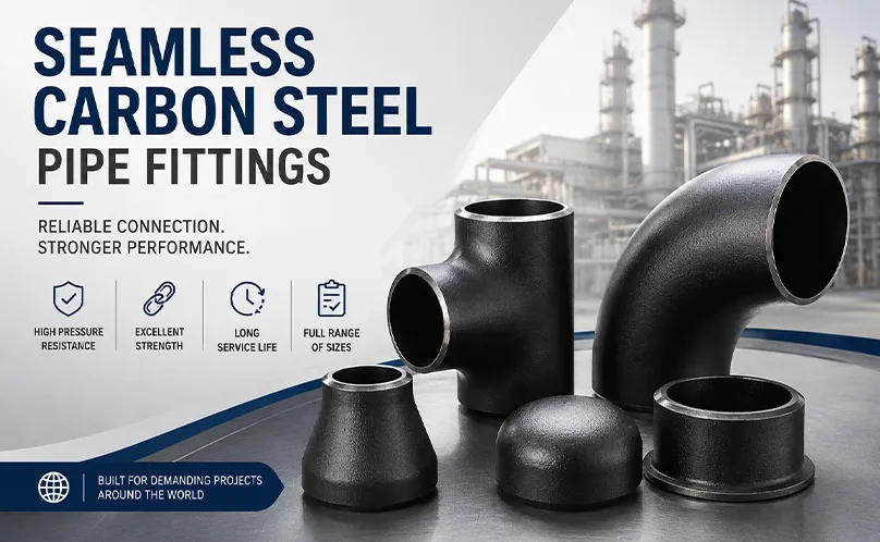 Why do large-scale engineering projects prefer seamless carbon steel pipe fittings?
