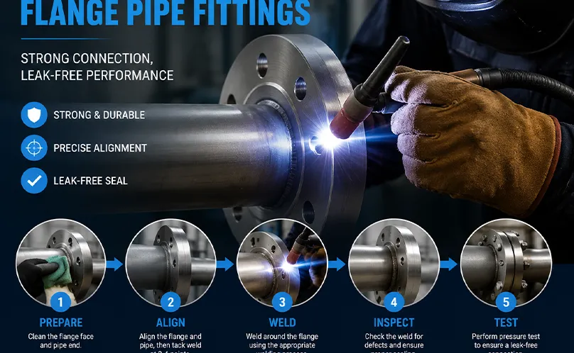 How to Weld Flanged Pipe Fittings