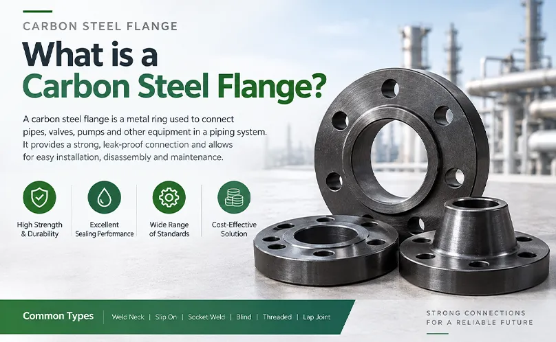 What is a carbon steel flange?