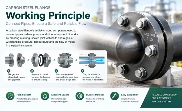 Working Principle of Carbon Steel Flanges