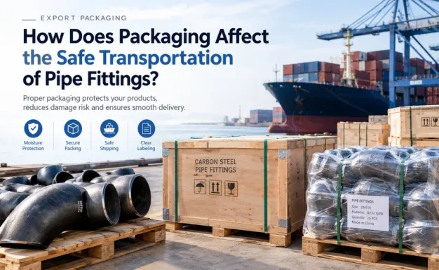 What is the heat/lot number for carbon steel pipe fittings, and why is material traceability important?