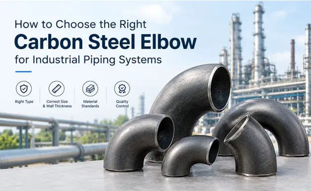 How to select the appropriate carbon steel elbow for industrial piping systems?