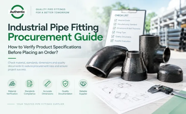 Procurement Guide for Industrial Pipe Fittings: How to Verify Product Specifications and Technical Requirements Before Placing an Order?